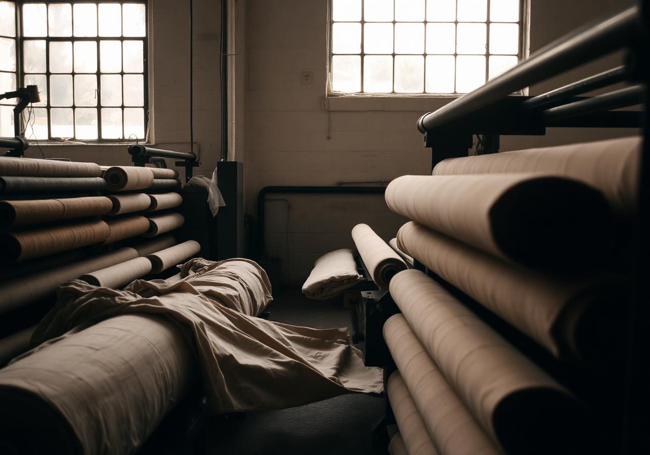 Textile mill interior